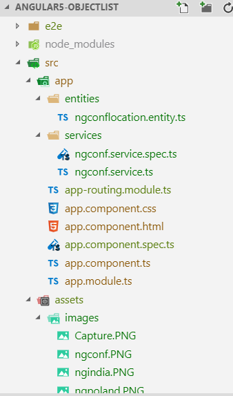 Object List with Services Using Angular